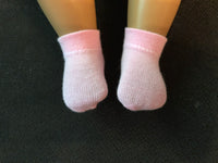 12" Baby Sasha Solid Color Ankle Socks