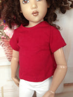 14" Lark Solid Color Short Sleeve T-shirt