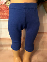 Solid Color Capris for 18" American Girl doll