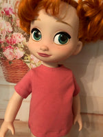 Solid Color Short Sleeve T-shirt for16" Disney Animator