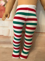 Christmas Tights for 18" American Girl doll