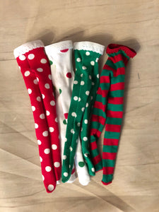 12" Tonner Anne or Marley or 14" Patience Christmas Tights