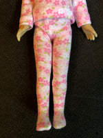 8" Heartstrings Print Tights