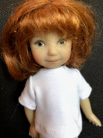 8" Effner Heartstrings Solid Color Short Sleeve T-shirt