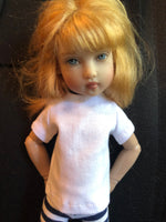 12"  Kish Slim Bethany Solid Color Short Sleeve T-shirt