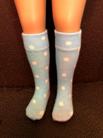 13" Effner Little Darling Print Knee Socks